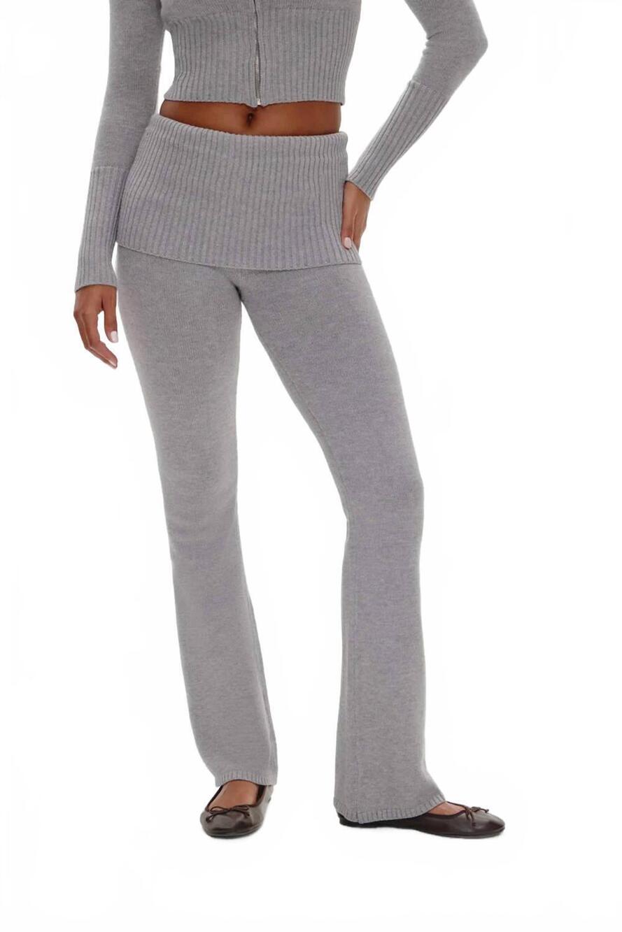 NEW FRANKIES BIKINIS aimee knit pant in rain cloud